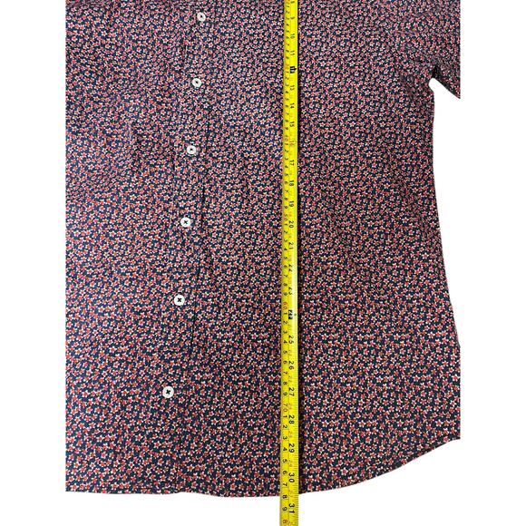 Nick Grahams Stretch Modern Fit Floral Button Up Size XL - Picture 4 of 5